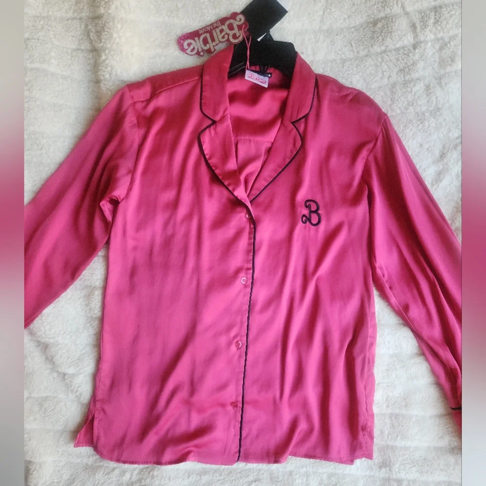 ZARA X BARBIE™ THE MOVIE WARNERBROS SATIN EFFECT SHIRT Only